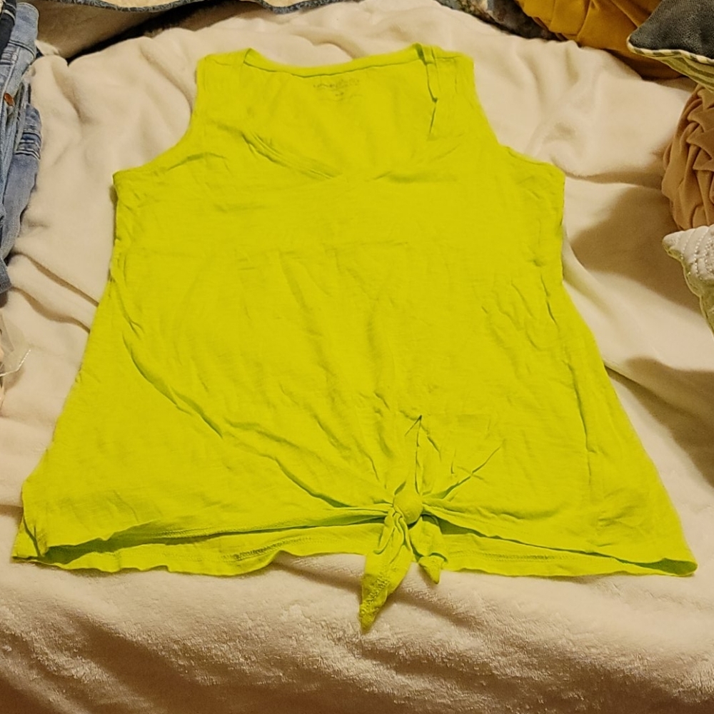 Express One Eleven Neon Tank